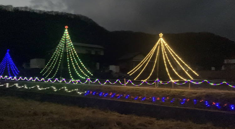 西江原クリスマスイルミネーション盛り沢山❗️