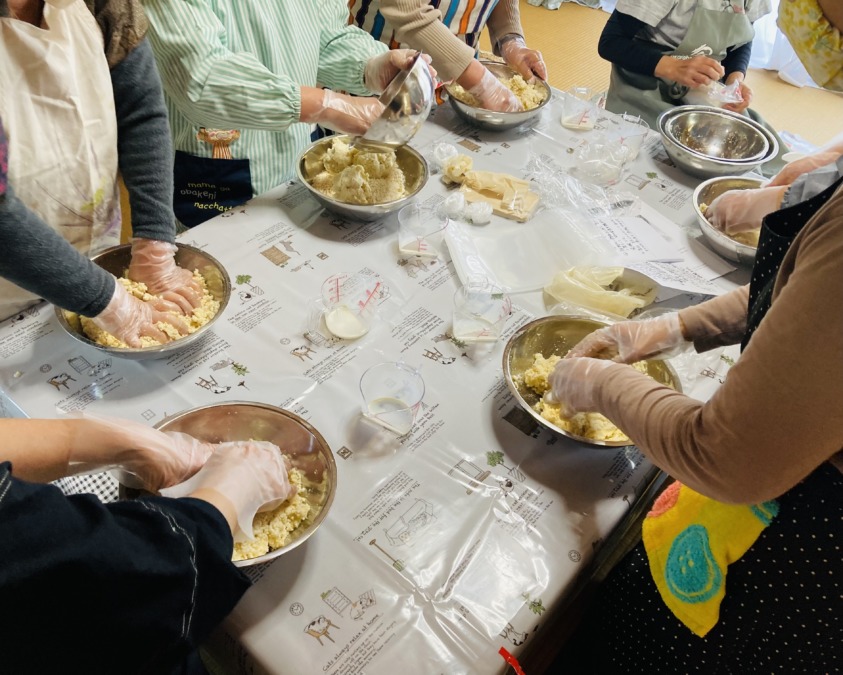 おから味噌作りWS大成功㊗️
