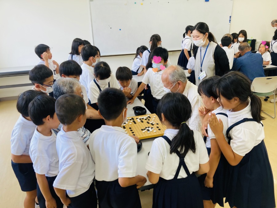 西江原小学校3年生、囲碁とリズム体操体験❗️